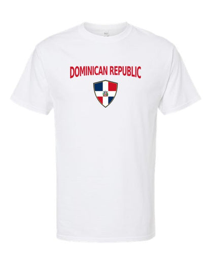 Dominican Republic Arched Crest Soccer Tee — NYC Factory
