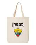 Ecuador Soccer Tote Bag 2026 — Arched National Crest | NYC Factory