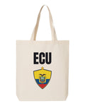 Ecuador Soccer Tote Bag 2026 — National Crest Badge | NYC Factory