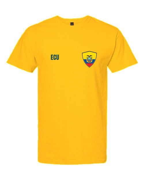 Ecuador Soccer Tee 2026 - Gold