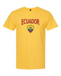 Ecuador 2026 Soccer Arched Crest Plain Tee -- NYC Factory
