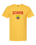 Ecuador 2026 Soccer Arched Crest Plain Tee -- NYC Factory