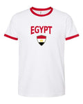 Egypt 2026 Soccer Arched Crest Ringer Tee -- NYC Factory