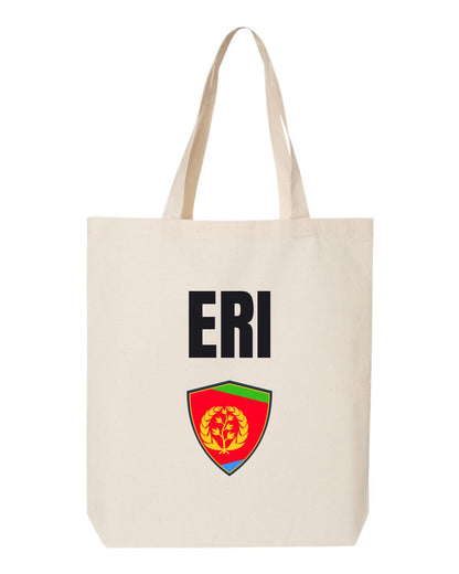 Eritrea Soccer Tote Bag — National Crest Badge | NYC Factory