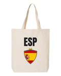 Spain Soccer Tote Bag 2026 — National Crest Badge | NYC Factory
