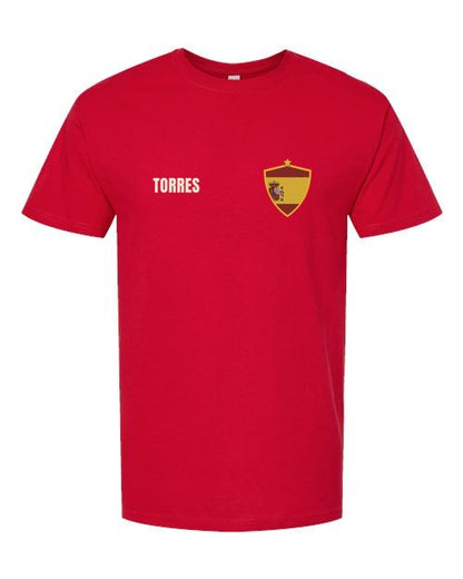 custom-crest-soccer-tee-2026 example ESP front