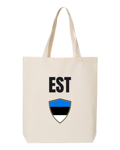Estonia Soccer Tote Bag — National Crest Badge | NYC Factory