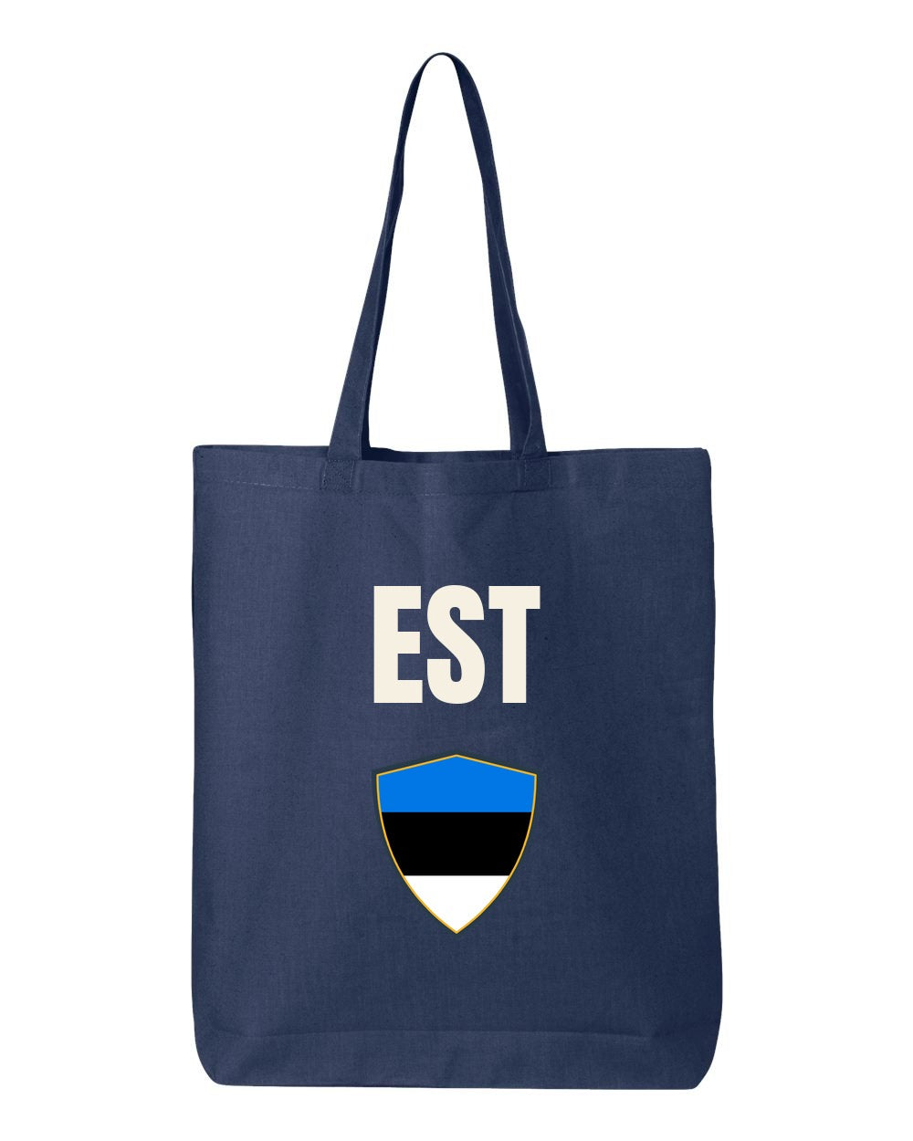 Estonia Soccer Tote Bag — National Crest Badge | NYC Factory