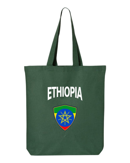 Ethiopia Soccer Tote Bag — Arched National Crest | NYC Factory