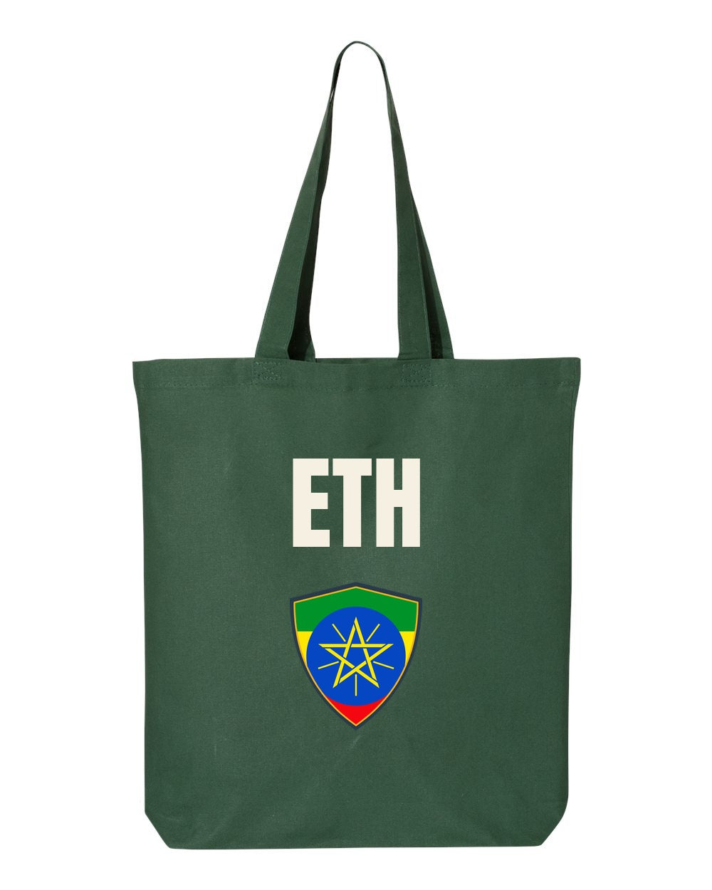 Ethiopia Soccer Tote Bag — National Crest Badge | NYC Factory