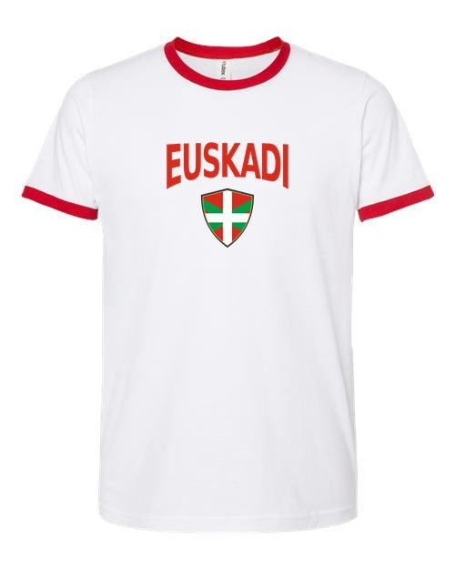 Euskadi Arched Crest Soccer Ringer Tee — NYC Factory