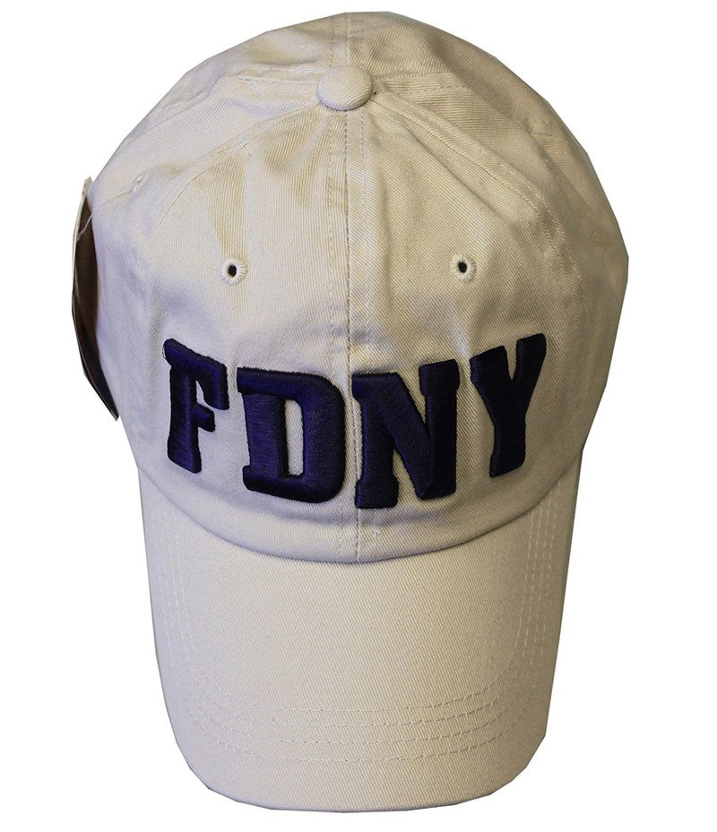 FDNY Junior Kids Baseball Hat Fire Department of New York Khaki One Size