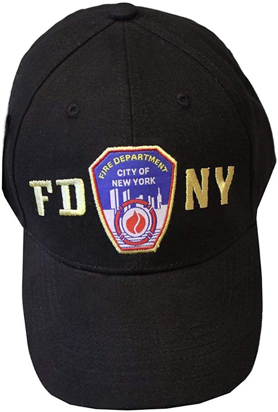 FDNY Men's Baseball Hat Officially Licensed Caps Fire Dept New York City