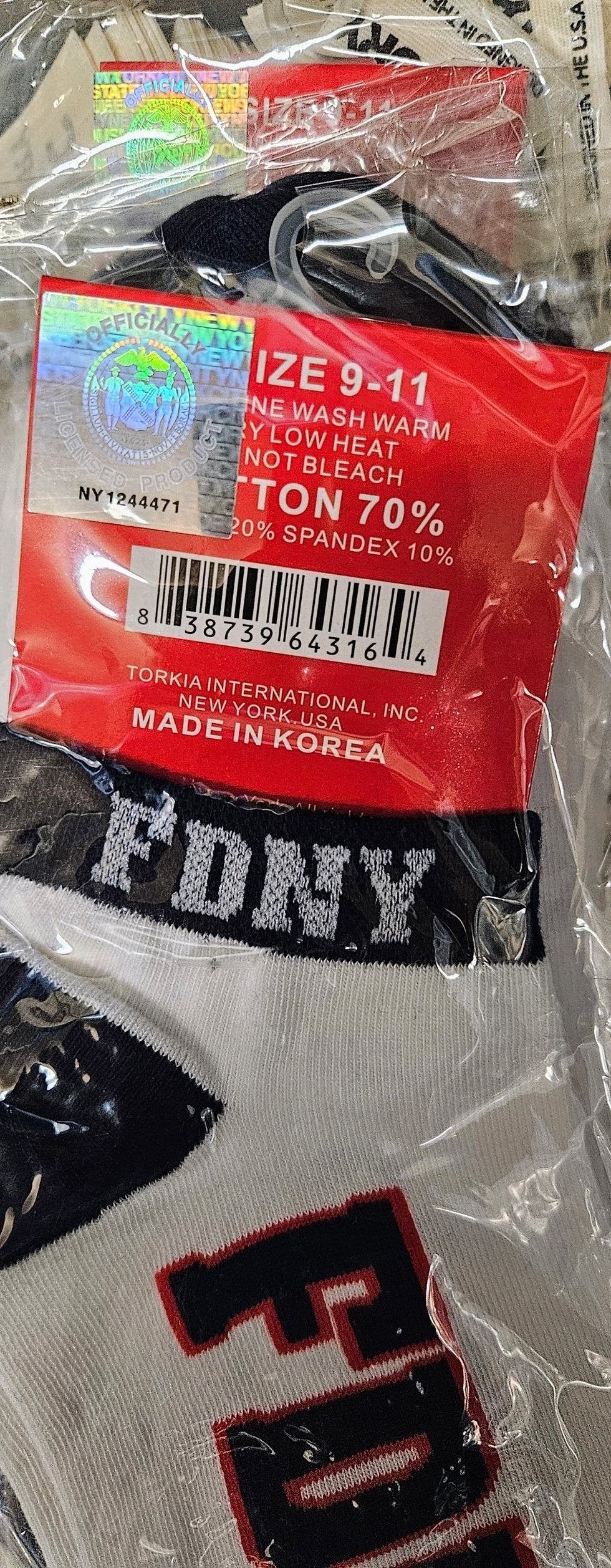 FDNY Socks Official Merchandise / All Sizes