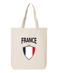 France Soccer Tote Bag 2026 — Arched National Crest | NYC Factory