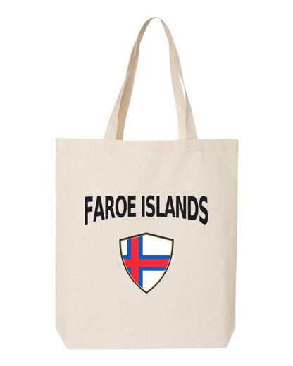 Faroe Islands Soccer Tote Bag — Arched National Crest | NYC Factory