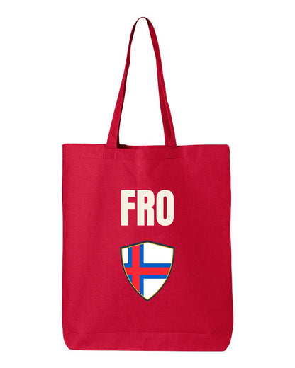 Faroe Islands Soccer Tote Bag — National Crest Badge | NYC Factory
