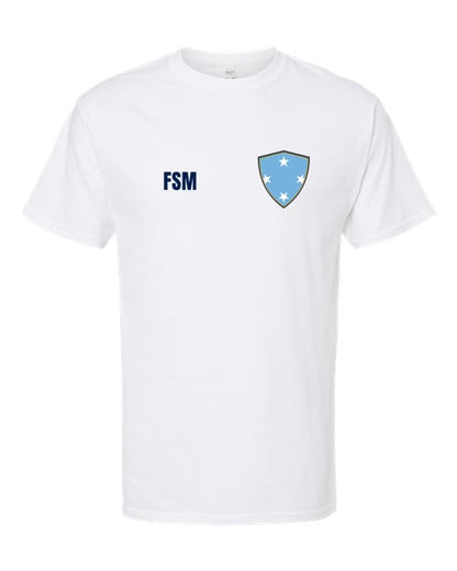 Micronesia Soccer Tee — Retro National Crest | NYC Factory