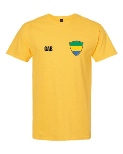 Gabon Soccer Tee — Retro National Crest | NYC Factory