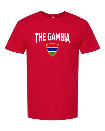 The Gambia Arched Crest Soccer Tee — NYC Factory