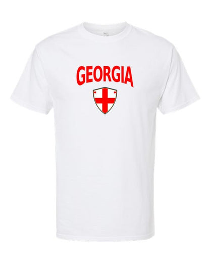 Georgia Arched Crest Soccer Tee — NYC Factory
