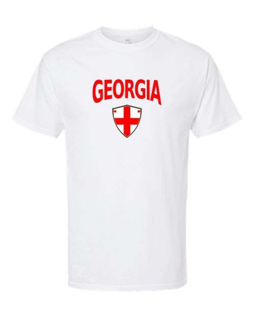 Georgia Arched Crest Soccer Tee — NYC Factory