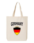 Germany Soccer Tote Bag 2026 — Arched National Crest | NYC Factory