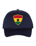 Ghana Soccer Trucker Cap 2026 — Retro National Crest | NYC Factory