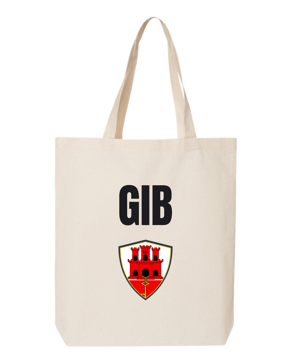 Gibraltar Soccer Tote Bag — National Crest Badge | NYC Factory