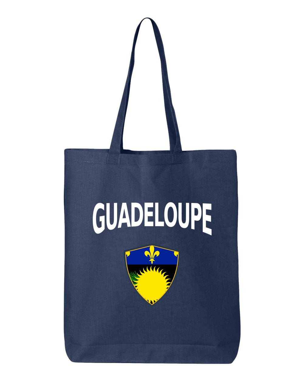 Guadeloupe Soccer Tote Bag — Arched National Crest | NYC Factory