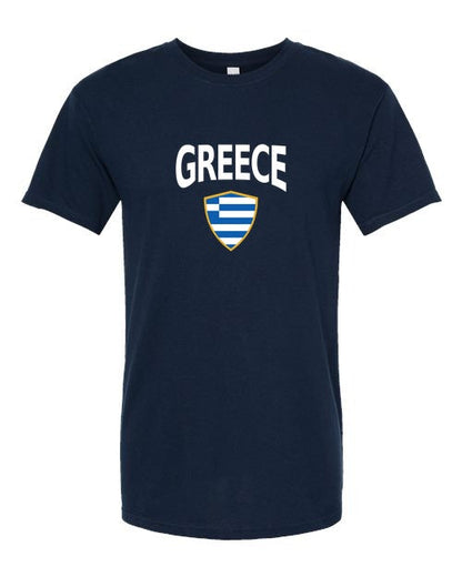 Greece Arched Crest Soccer Tee — NYC Factory