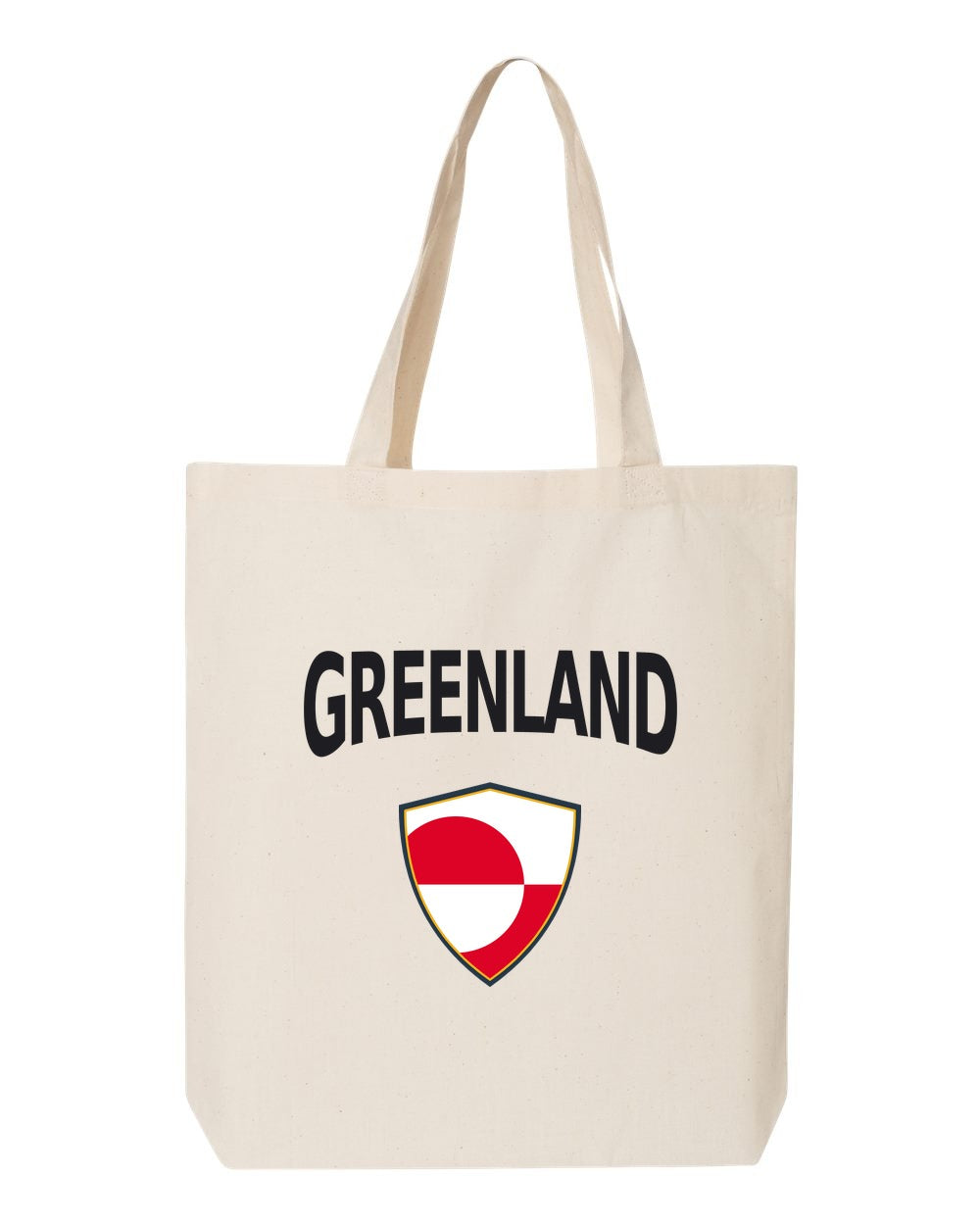Greenland Soccer Tote Bag — Arched National Crest | NYC Factory