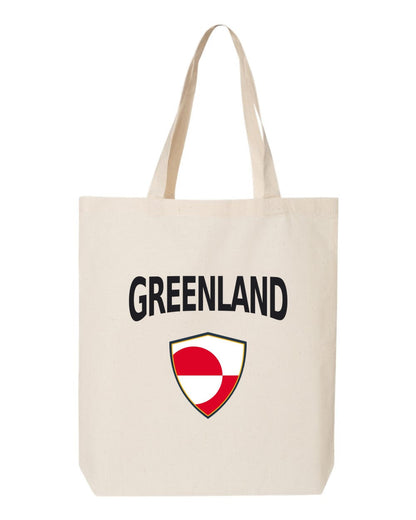 Greenland Soccer Tote Bag — Arched National Crest | NYC Factory