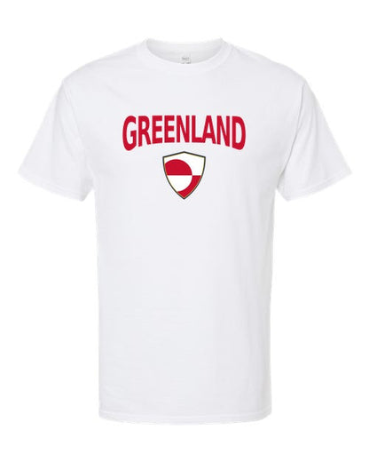 Greenland Arched Crest Soccer Tee — NYC Factory