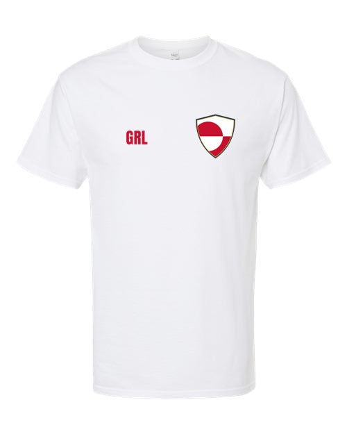 Greenland Soccer Tee — Retro National Crest | NYC Factory