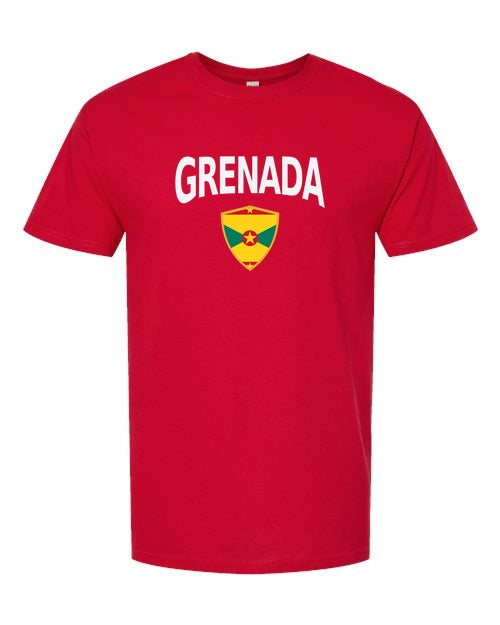 Grenada Arched Crest Soccer Tee — NYC Factory