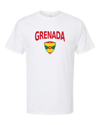 Grenada Arched Crest Soccer Tee — NYC Factory
