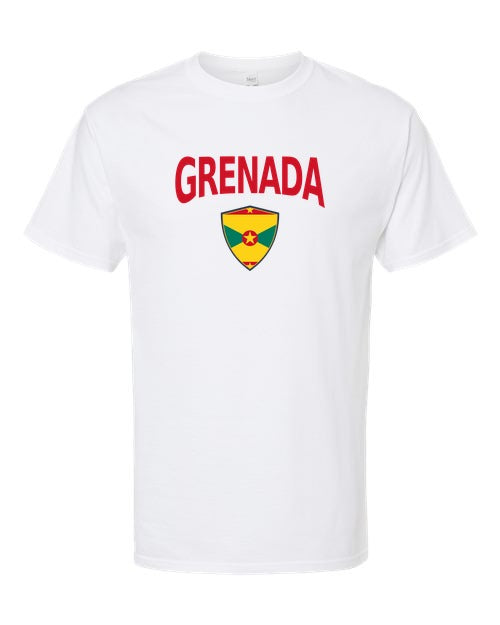Grenada Arched Crest Soccer Tee — NYC Factory