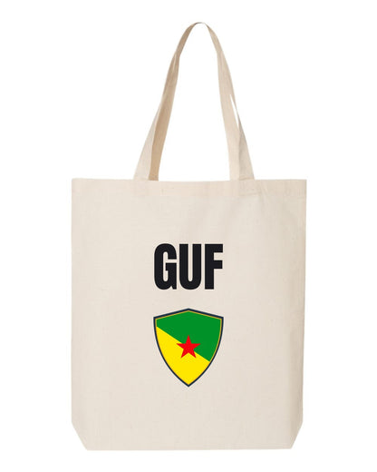 French Guiana Soccer Tote Bag — National Crest Badge | NYC Factory