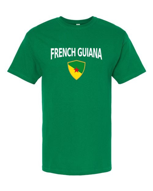 French Guiana Arched Crest Soccer Tee — NYC Factory