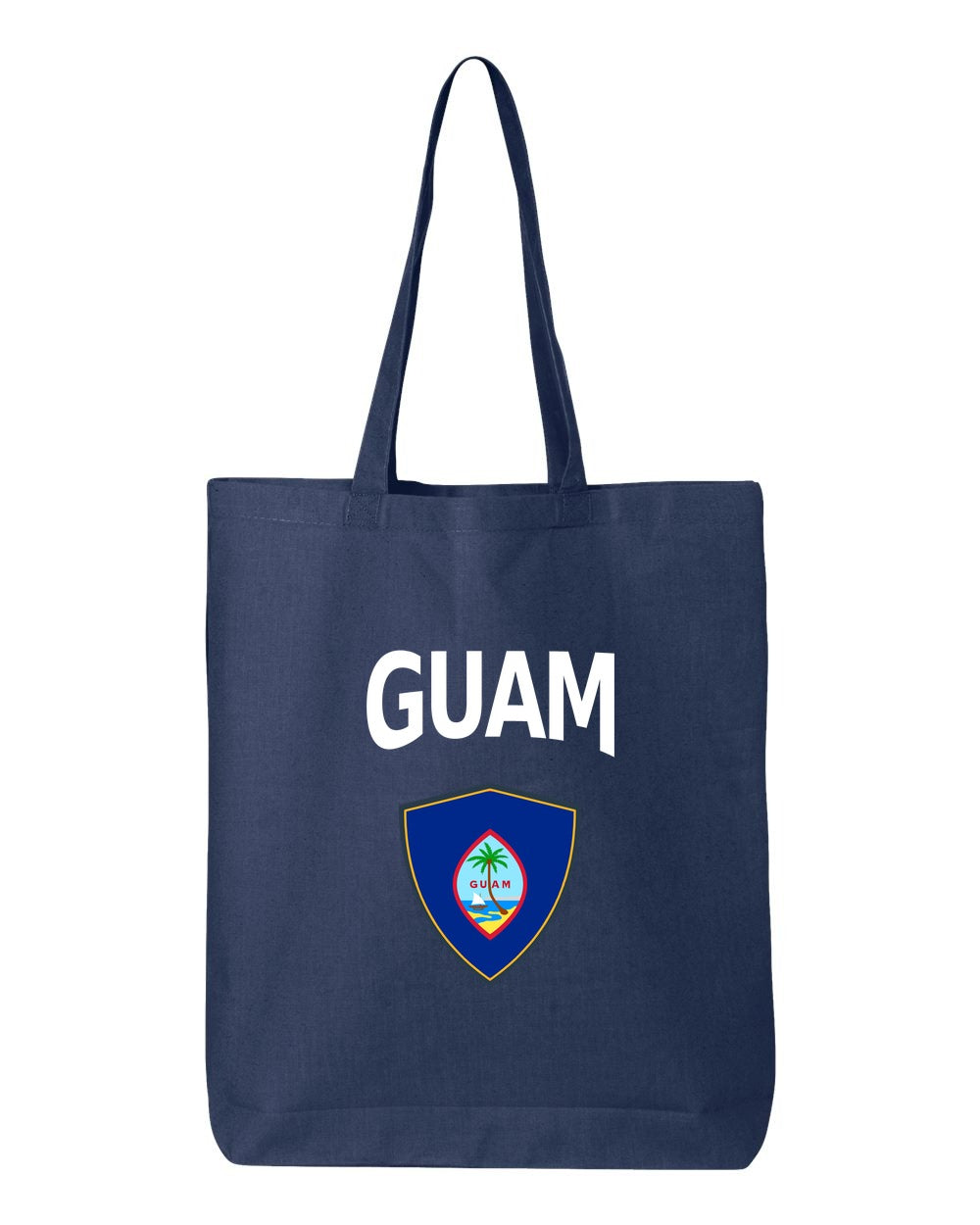Guam Soccer Tote Bag — Arched National Crest | NYC Factory