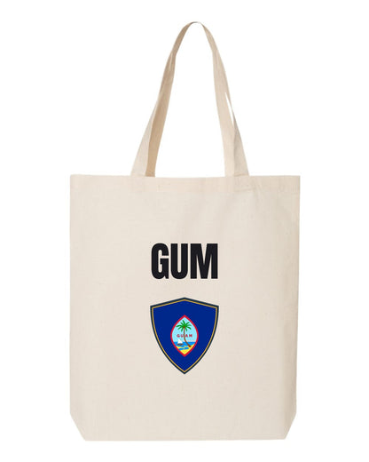 Guam Soccer Tote Bag — National Crest Badge | NYC Factory