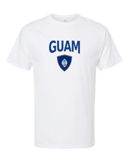 Guam Arched Crest Soccer Tee — NYC Factory