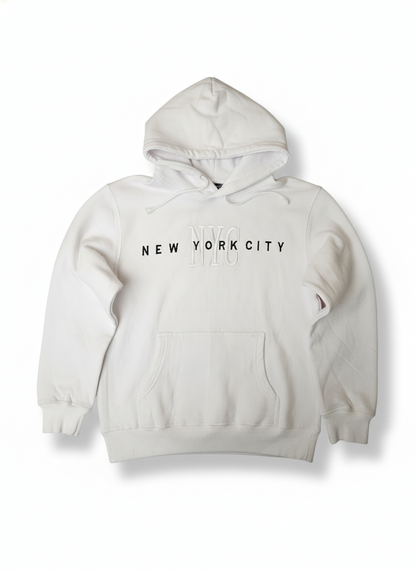 New York City Hoodie Embroidered Logo Adult Unisex Sweatshirt