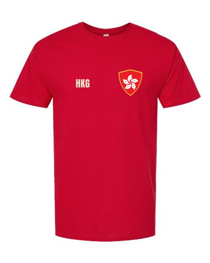 Hong Kong Soccer Tee — Retro National Crest | NYC Factory