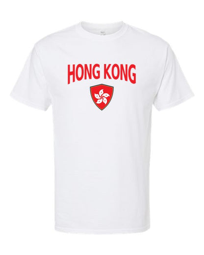 Hong Kong Arched Crest Soccer Tee — NYC Factory