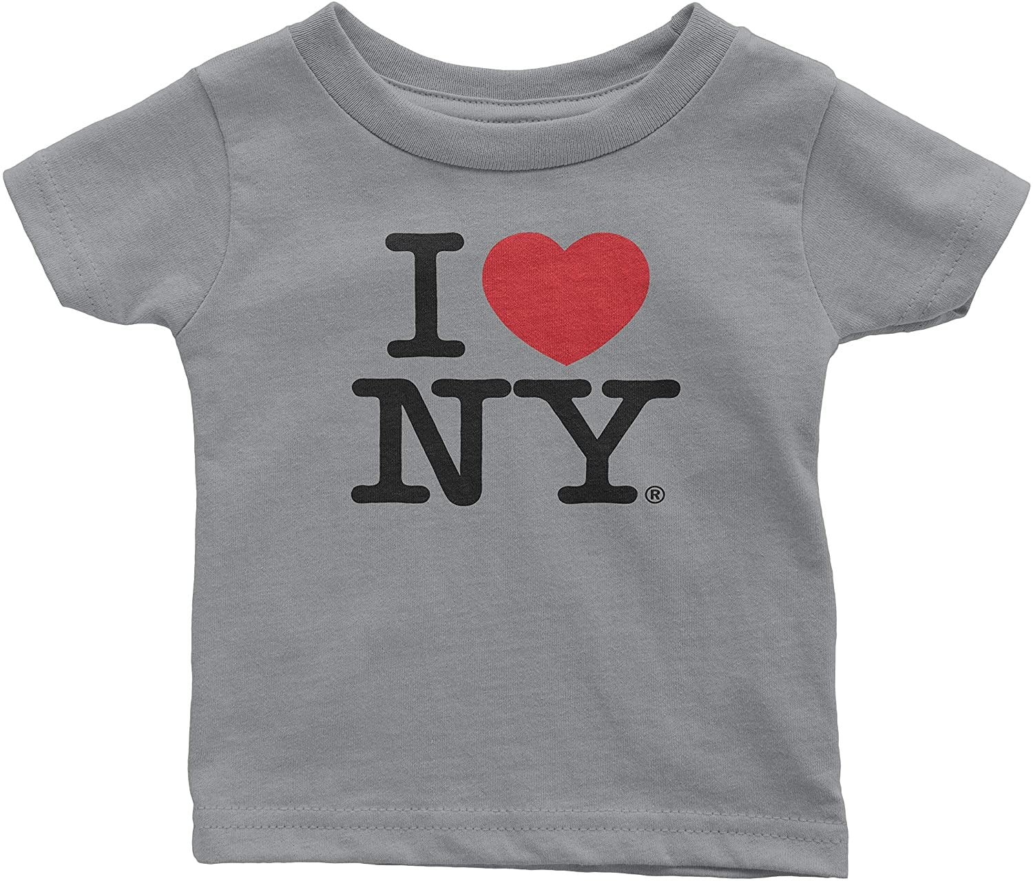 I Love NY Baby Tee Gray