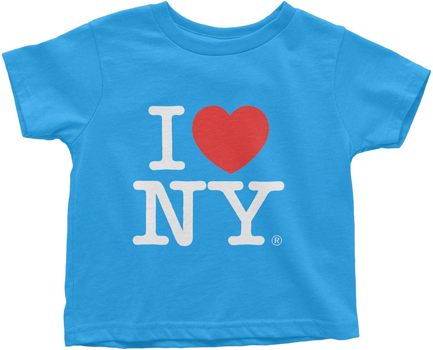 I Love NY Baby Tee Turquoise