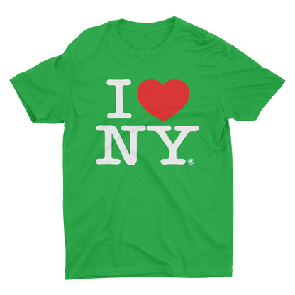 I Love NY Kids T-Shirt Officially Licensed Unisex Tees (Youth, Green)