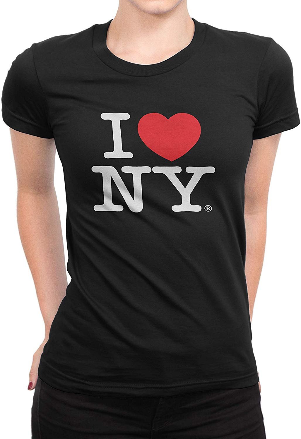 I Love NY Ladies T-Shirt Crewneck Tee Officially Licensed